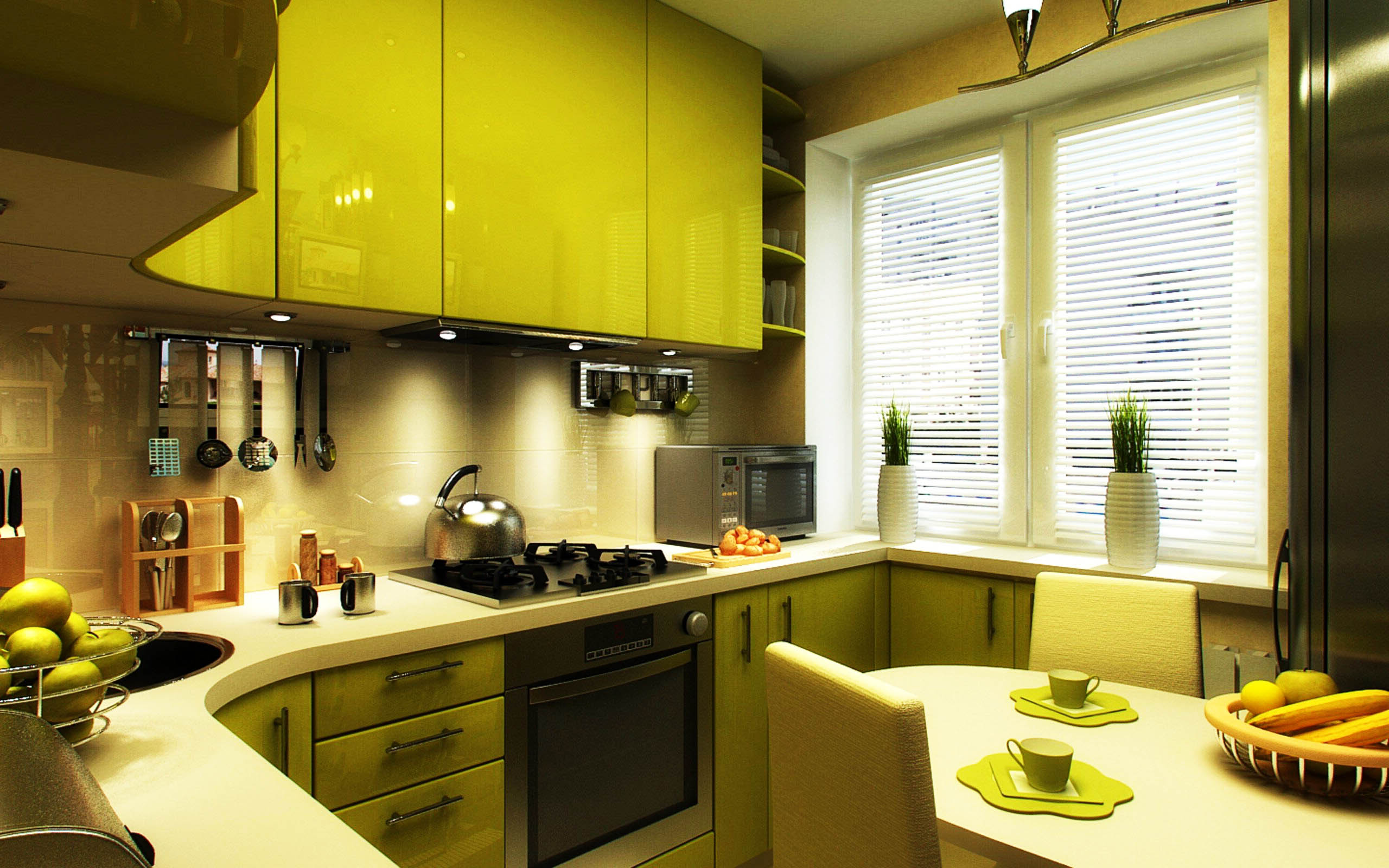 Как подобрать цвет кухонного гарнитура?